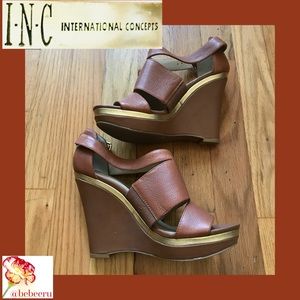 NWOT I.N.C. - INTERNATIONAL CONCEPTS Wedge Sandals